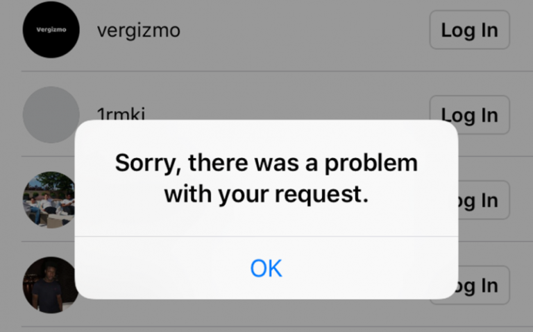 Instagram Spiacenti Non è Stato Possibile Completare La Tua Richiesta