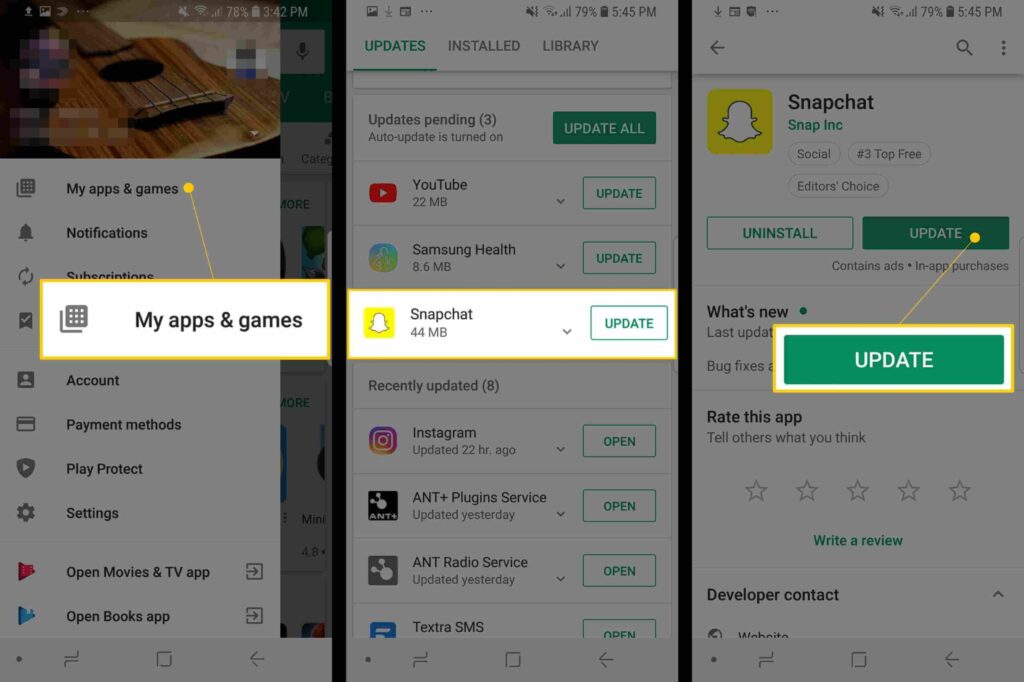L'account Collegato Al Play Store è Stato Disconnesso