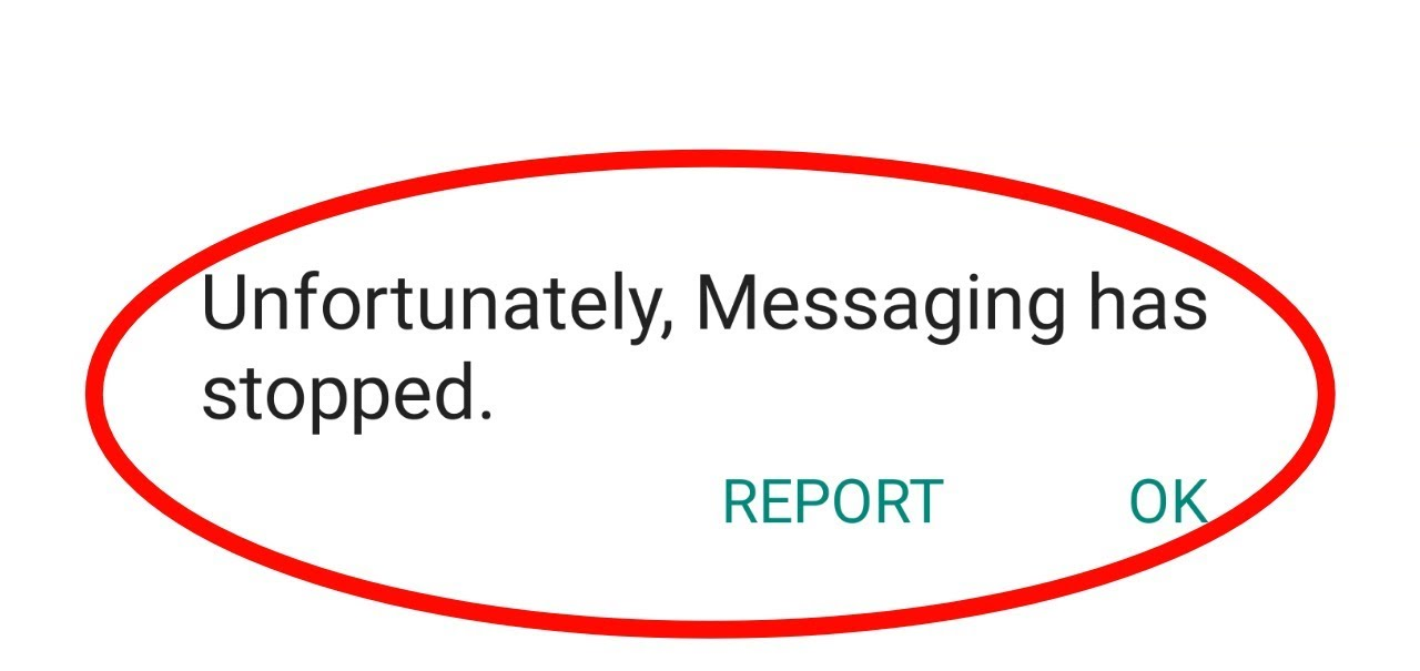 Risolvi sfortunatamente La messaggistica si è interrotta Su Android