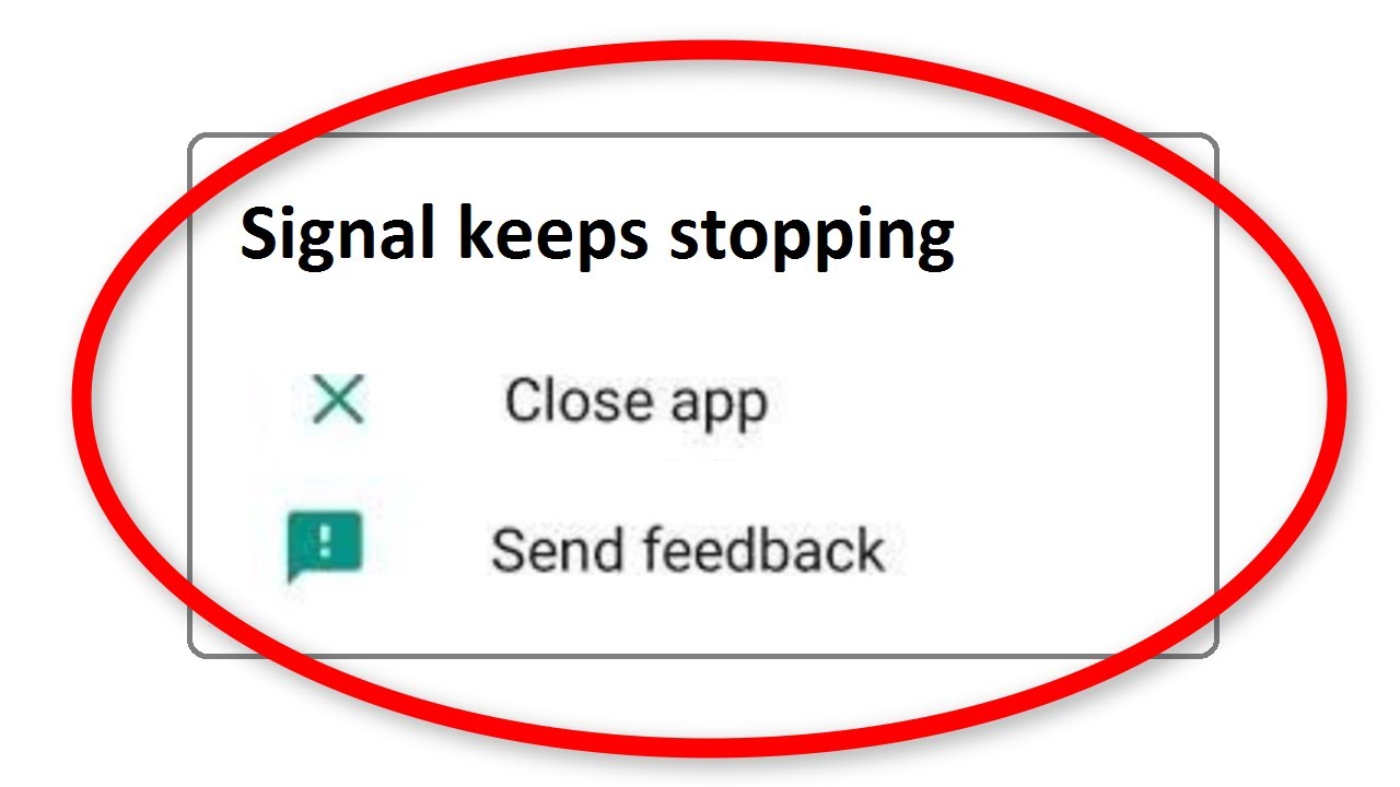 Risolto L'app Signal continua a bloccarsi Sul telefono Android