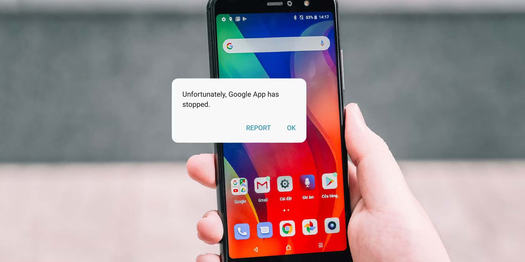 Risolto "Purtroppo, L'app di Google si è interrotta" Su Android