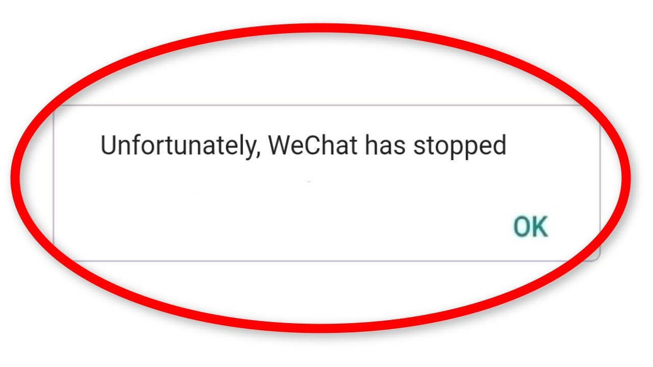 Correggi "Purtroppo, WeChat si è fermato" Su Android